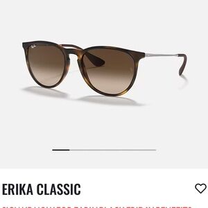 Ray-Ban Erika RB4171 865/13 3N Sunglasses, barely worn